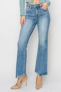 Amelia Seam Detail Flare Denim