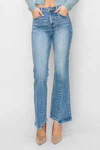 Amelia Seam Detail Flare Denim