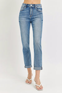 Olivia Ankle Roll Up Denim