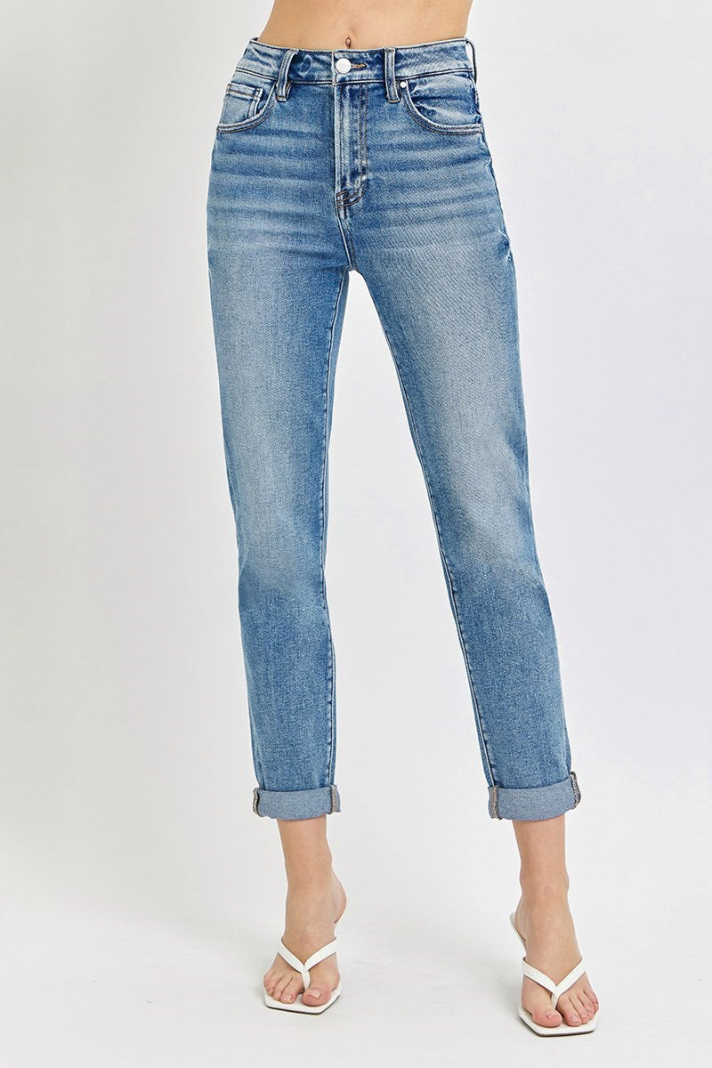 Olivia Ankle Roll Up Denim